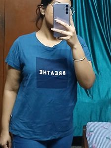 Blue Graphic T-shirt