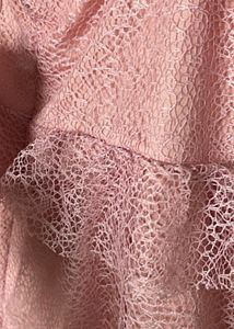 new- dusty Pink Ruffle tiered Barbie Dress