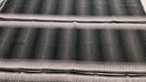 Heavy Beautiful Black And Gray 8pc Sofa Cover