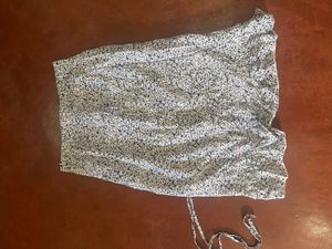 Floral Print Mini Skirt