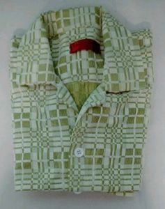 Full  Hand Green Shirt L Size