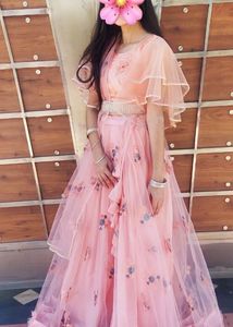 Elegant Floral Lehenga Choli Set💗