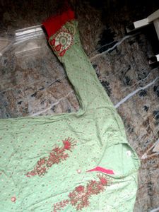 Elegant Green Kurta(XXL)