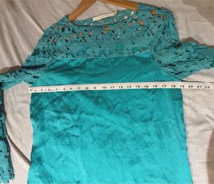 Beautiful Imported Lace Trim Top