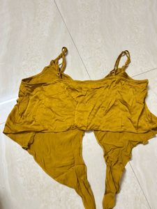 Deep Neck Tie Up Cami Top