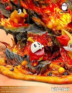 Pokemon Fire Family - Volcano Valley Charizard