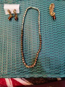 Combo Necklace, Earrings And Pendant