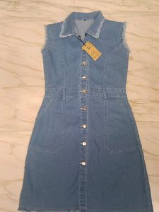 Beautiful Denim One Piece .