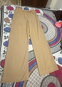 Wide Leg Tan Pants