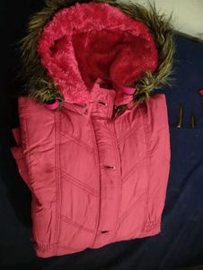 Woolen Jacket With Cap
