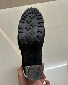 Black Lace Up Ankle Boots