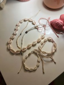 Cowrie Shell Jewelry Set (set of 5)