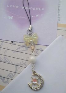 Cute Moon & Star Phone Charm