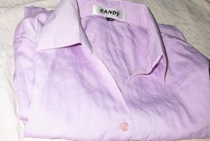 Lavender Button-Down Women's Shirt