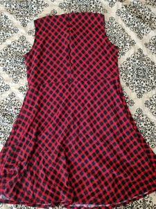 Red Checkered XXL Dress