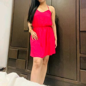 Pink Cute Back Dress