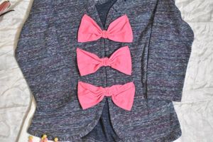 Pink Boww Top 🎀