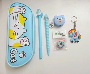 Blue Theme Stationery Combo 1
