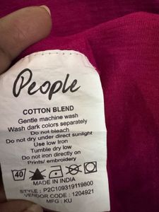 Stylish Maroon Heart Print Top