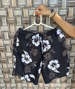 Floral Print Swim Trunks
