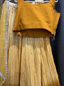 Elegant Yellow Lehenga Choli Set