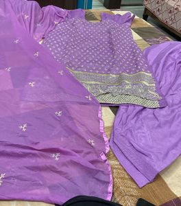 Partywear silk suit