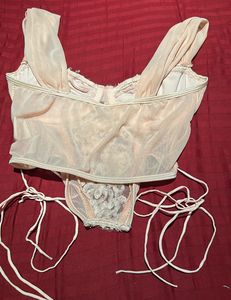 urbanic baby pink knot cami top