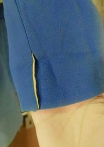 Blue Double-Breasted Blazer