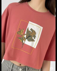 Xs Floral Print Crop Top