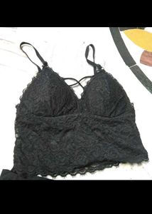 Black Bralet Free Size