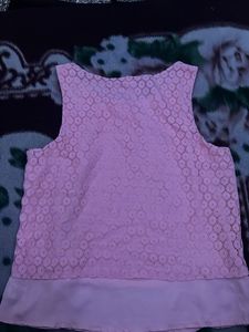 Pink Lace Top