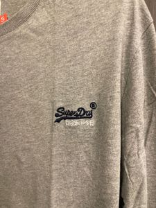 Superdry T-shirt Logo Embroidered Full Sleeve