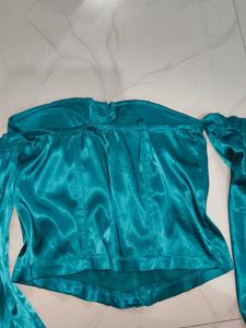 Emerald Green Corset Top