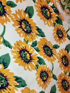Sunflower Print Top