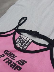 Black Pink Korean Top