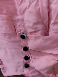 Peach Crop Top For Women