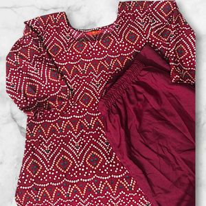 7Threads Chunri Print Kurta Pant Set
