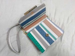 Striped Shoulder Bag