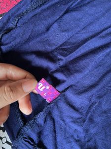 Purple shrug with Lace Detail