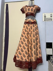 Navratri Boho Paisley Lehenge Choli Set