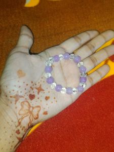 Lavender Beaded Bracelet
