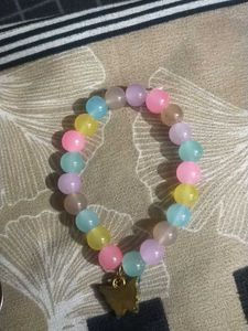 Butterfly Charm Beaded Bracelet