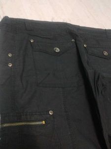 Black Cargo  Pants