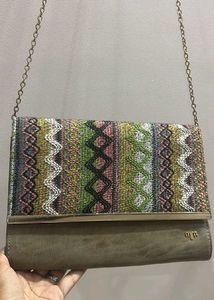 Madame Branded Clutch