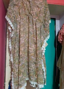 Paisley Print Kaftan Dress in 320 rs