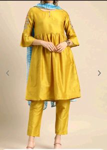 Sell🥳Kurta With Trouser And Dupatta