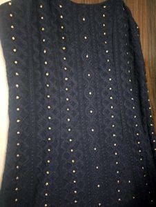 Embroidered Blue Kurti