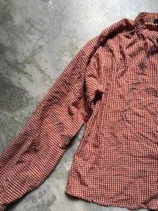 Gingham Red Checked Shirt