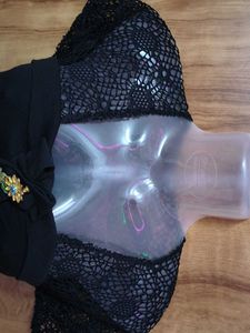 Elegant Black Lace Top