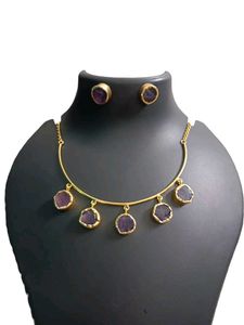 Colorful Stone Necklace Set